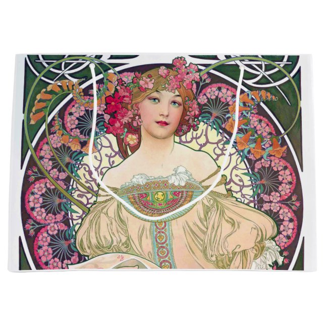Bolsa De Regalo Grande Ensoñación (Primavera), Mucha (Anverso)