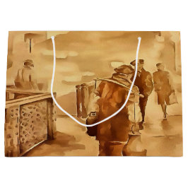 Bolsa De Regalo Grande Entrega De Yogur En El Histórico Arte De La Pintur