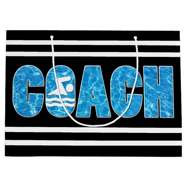 Bolsa De Regalo Grande Entrenador de natación y buceo Personalizado Equip