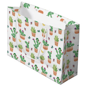 Bolsa De Regalo Grande Eric Carle   oruga, cactus y mariposa Pa