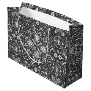 Bolsa De Regalo Grande Errores, blanco sobre negro