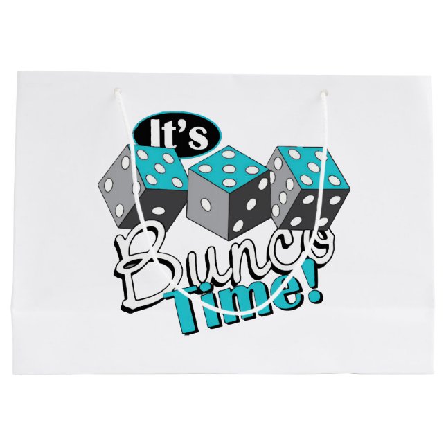 Bolsa De Regalo Grande ¡Es hora de Bunco! (Reverso)