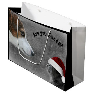 Bolsa De Regalo Grande ¿Es usted Santa?