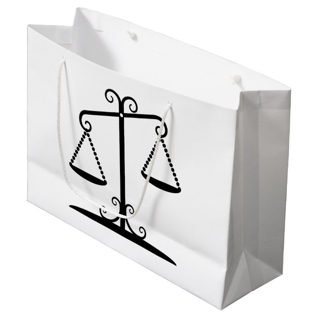 Bolsa De Regalo Grande escalas de la balanza (Angulo Anverso)
