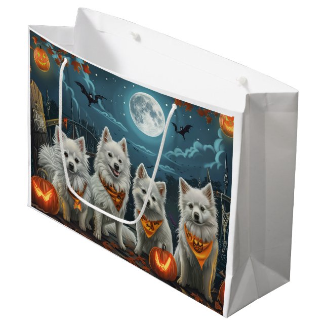 Bolsa De Regalo Grande Eskimo Halloween Estadounidense Spooky (Angulo Anverso)