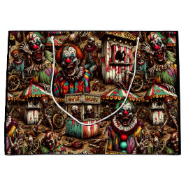 Bolsa De Regalo Grande Espeluznante Payaso Zombie Abandonado Carnaval