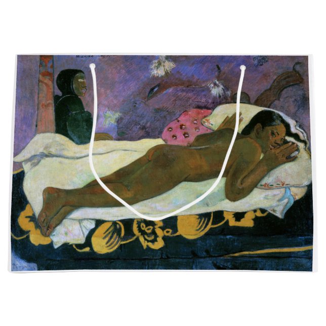 Bolsa De Regalo Grande Espíritu de los muertos mirando, Gauguin (Anverso)