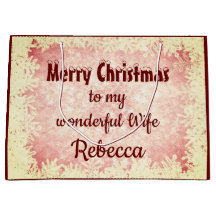 Esposa navideña personalizada