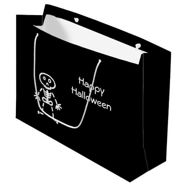Bolsa De Regalo Grande Esqueleto cutáneo (Angulo Anverso)