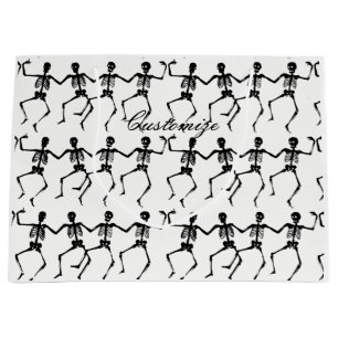 Bolsa De Regalo Grande Esqueletos Halloween Thunder_Cove del baile