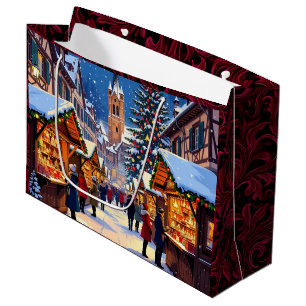 Bolsa De Regalo Grande Estrasburgo, Francia Navidad  