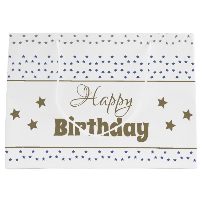 Bolsa De Regalo Grande Estrella acentuada (Anverso)