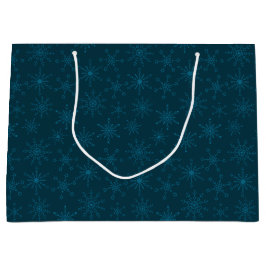 Bolsa De Regalo Grande Estrella de David Snowflakes