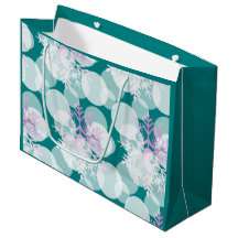 Estrellas de nieve - Blanco, Verde azulado, morado