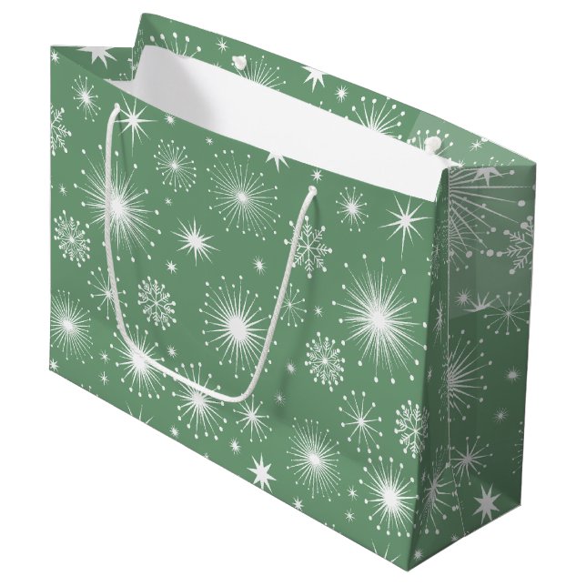 Bolsa De Regalo Grande Estrellas Nostálgicas de Kitschmas (Angulo Anverso)