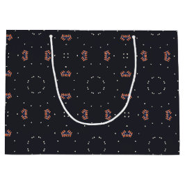 Bolsa De Regalo Grande Estrellas Y Patrón Único De Nave Espacial