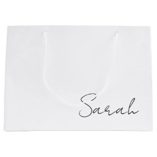 Bolsa De Regalo Grande Etiquetas de regalo de nombre personalizadas, bols
