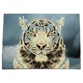 BOLSA DE REGALO GRANDE ETIQUETAS DE REGALO TIGER Y TORNADO