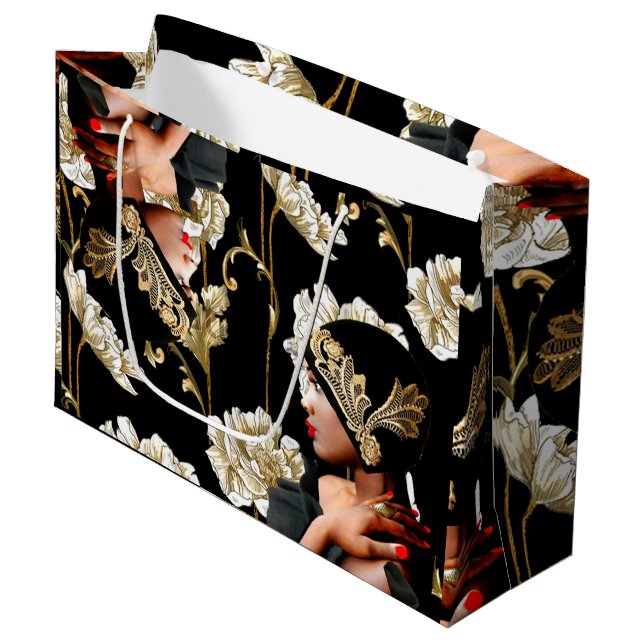 Bolsa De Regalo Grande Étnico (Angulo Anverso)