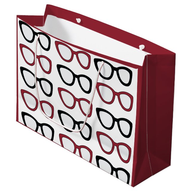 Bolsa De Regalo Grande Eyeglasses Spectacles Specs Glasses (Angulo Anverso)