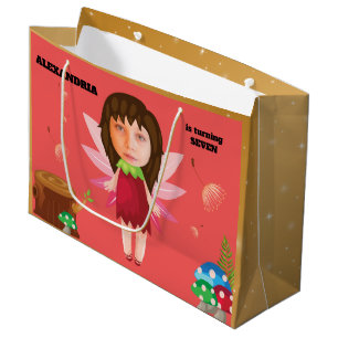 Bolsa De Regalo Grande Fairy Magic Pixie New Fun Kids Fab