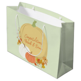 Bolsa De Regalo Grande Fall Pumpkin Baby Shower