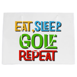 Bolsa De Regalo Grande Famoso Chiste Golf Golfer 