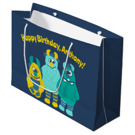 Bolsa De Regalo Grande Famosos monstruos de pequeños Personalizados