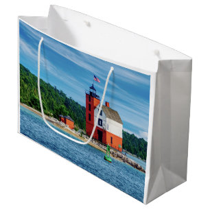 Bolsa De Regalo Grande Faro de la isla redonda