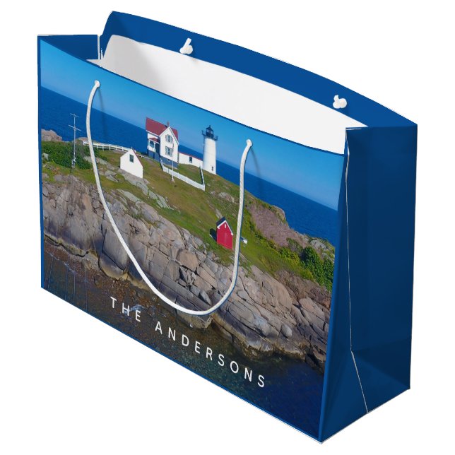 Bolsa De Regalo Grande Faro Maine (Angulo reverso)