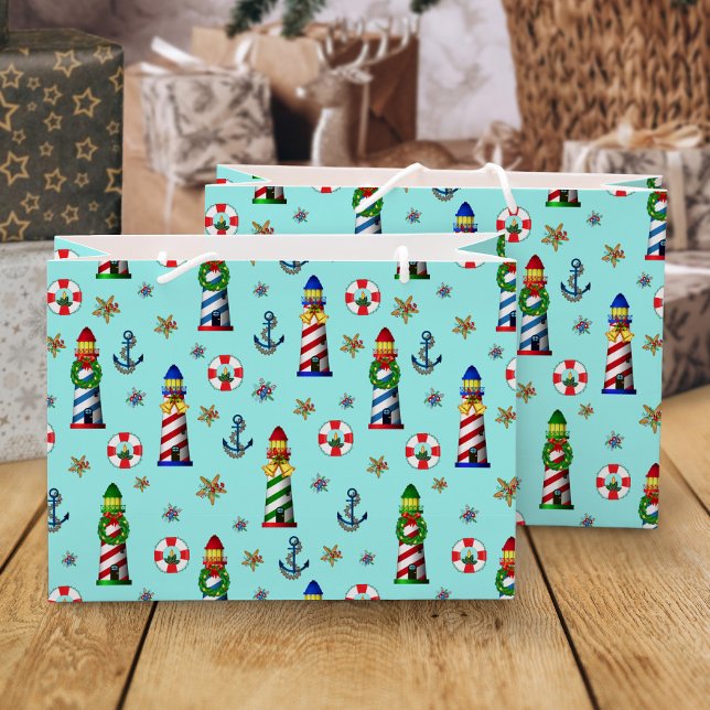 Bolsa De Regalo Grande Faros Náuticos navidades (Subido por el creador)