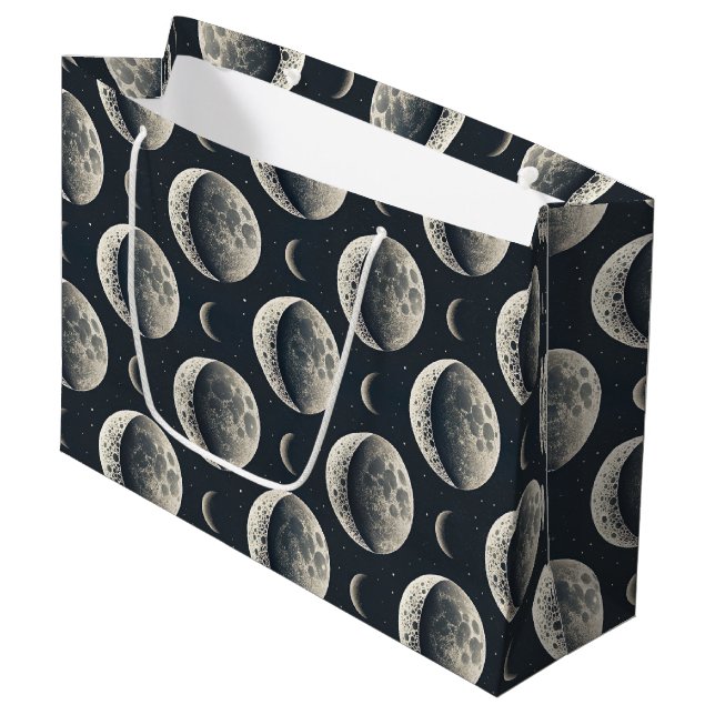 Bolsa De Regalo Grande Fase Lunar Celestial (1) (Angulo Anverso)