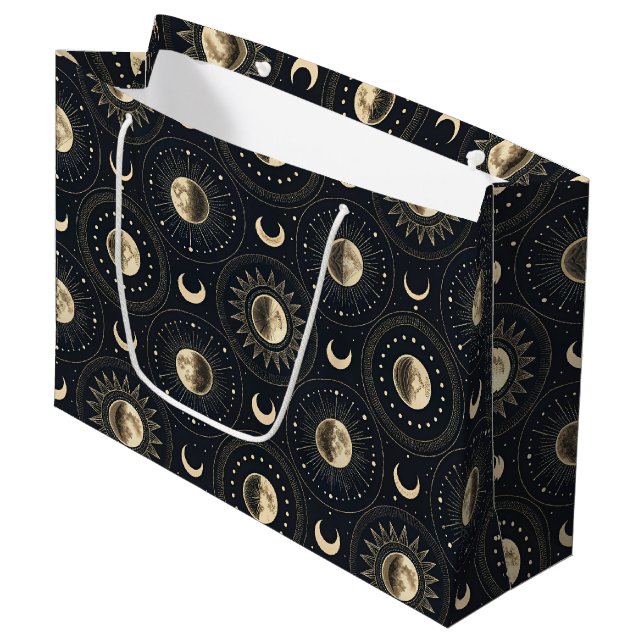 Bolsa De Regalo Grande Fase Lunar Celestial (4) (Angulo Anverso)