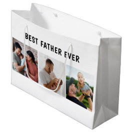 Bolsa De Regalo Grande Father Photo Collage Custom Giant