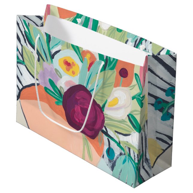 Bolsa De Regalo Grande Fauvist Floral II (Angulo Anverso)