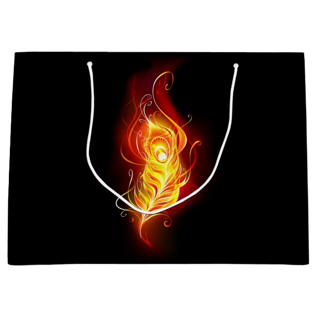 Bolsa De Regalo Grande Feather Peacock (Anverso)