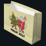 Bolsa De Regalo Grande Feelin Jolly Christmas Tree Coffee Lover Winter<br><div class="desc">Feelin Jolly Christmas Tree Coffee Lover Winter</div>