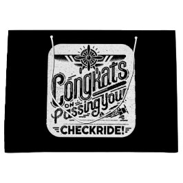 Bolsa De Regalo Grande ¡Felicidades por pasar tu chequera!