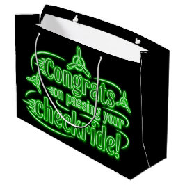 Bolsa De Regalo Grande ¡Felicidades por pasar tu chequera!