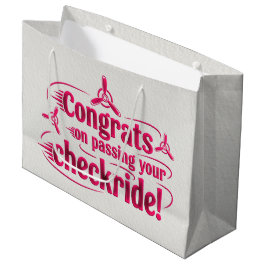 Bolsa De Regalo Grande ¡Felicidades por pasar tu chequera!