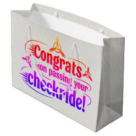 Bolsa De Regalo Grande ¡Felicidades por pasar tu chequera!