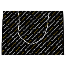 Felicitaciones Black White Gold Class de 2024