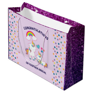 Bolsa De Regalo Grande Felicitaciones mágicas a mamá y bebés por los boni
