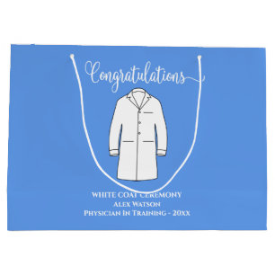 Bolsa De Regalo Grande Felicitaciones Médica de White Coat Physician