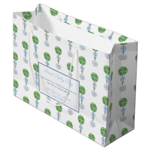 Bolsa De Regalo Grande Felicitaciones Por El Nacimiento De Tu Dulce Bebé