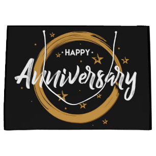 Bolsa De Regalo Grande Feliz aniversario