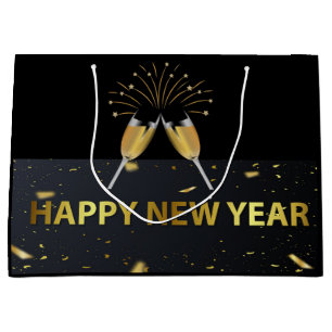Bolsa De Regalo Grande Feliz Año Nuevo
