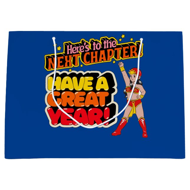 BOLSA DE REGALO GRANDE FELIZ AÑO NUEVO (Anverso)