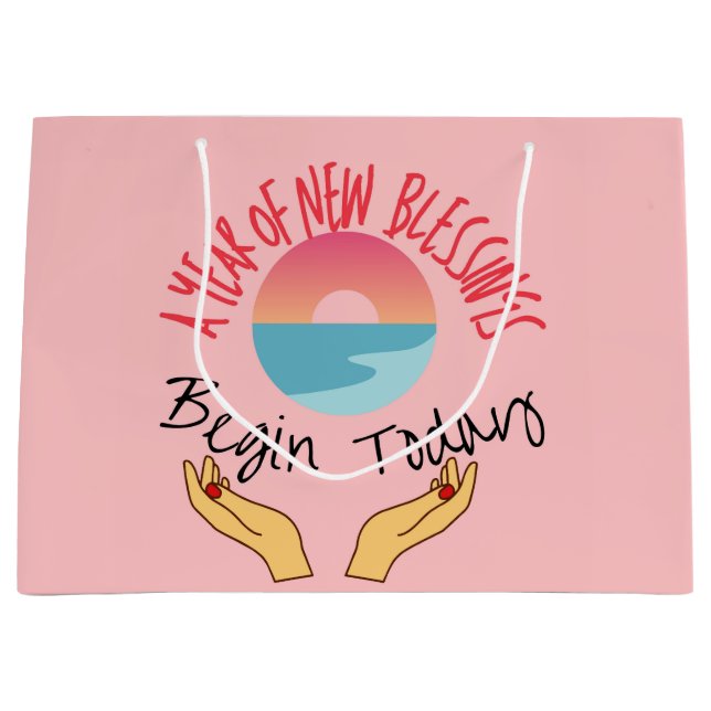 BOLSA DE REGALO GRANDE FELIZ AÑO NUEVO 2023 (Anverso)