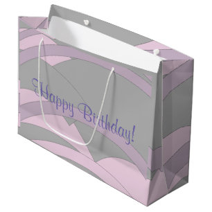 Bolsa De Regalo Grande Feliz cumpleaños elegante
